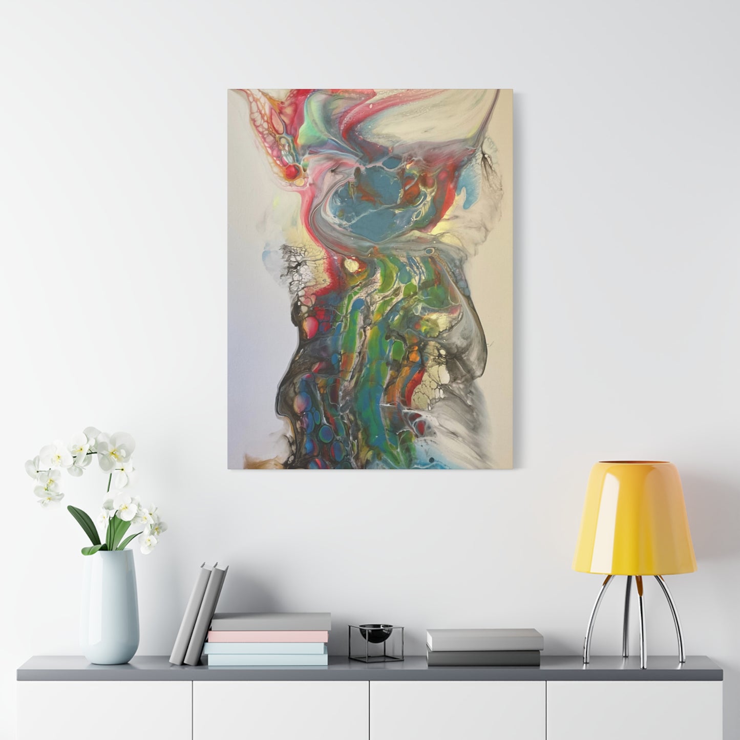 Impression sur toile - Impression fluide « Miss Rhino »