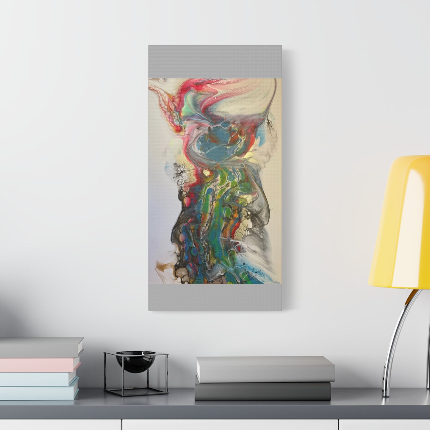 Impression sur toile - Impression fluide « Miss Rhino »