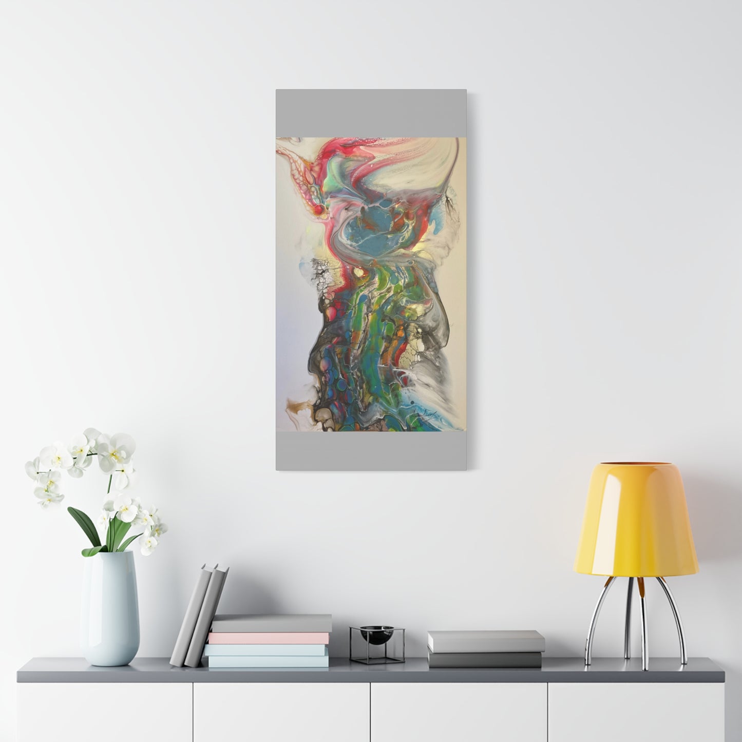 Impression sur toile - Impression fluide « Miss Rhino »