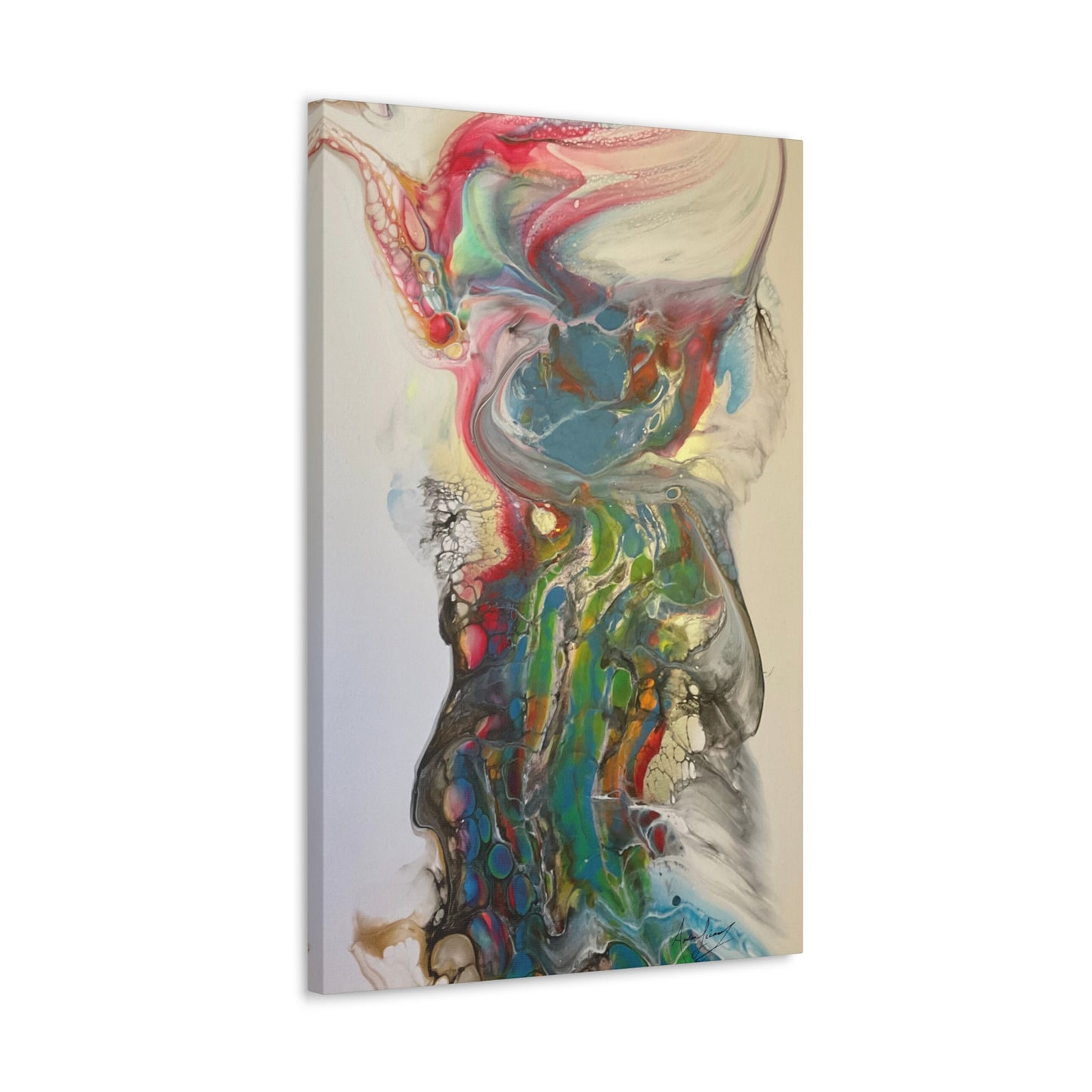Impression sur toile - Impression fluide « Miss Rhino »