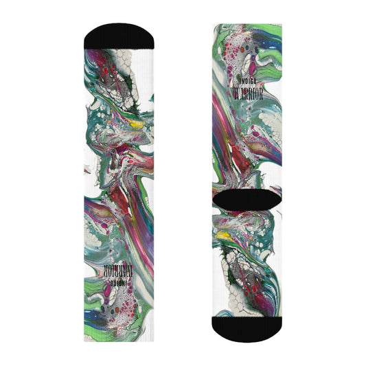 Crew Socks for her printed art socks for women ankle soaks