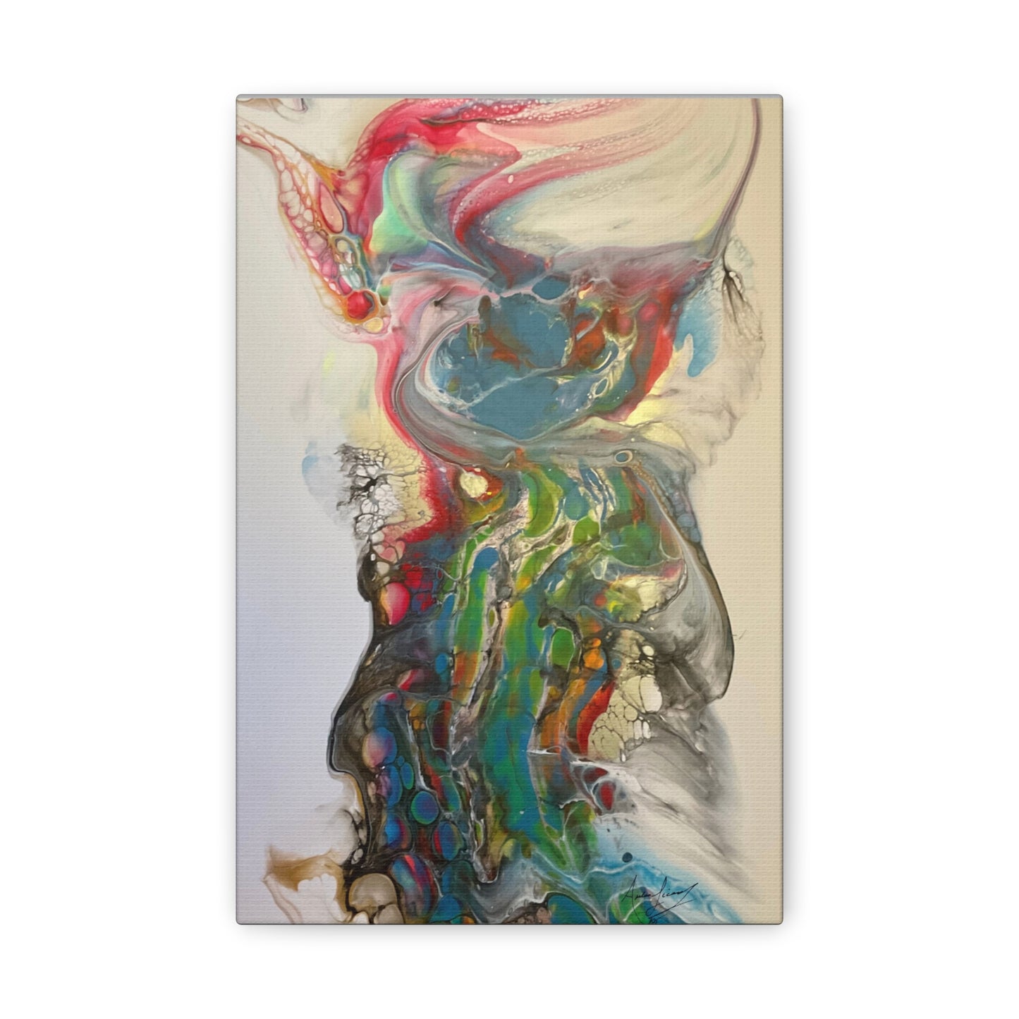 Impression sur toile - Impression fluide « Miss Rhino »
