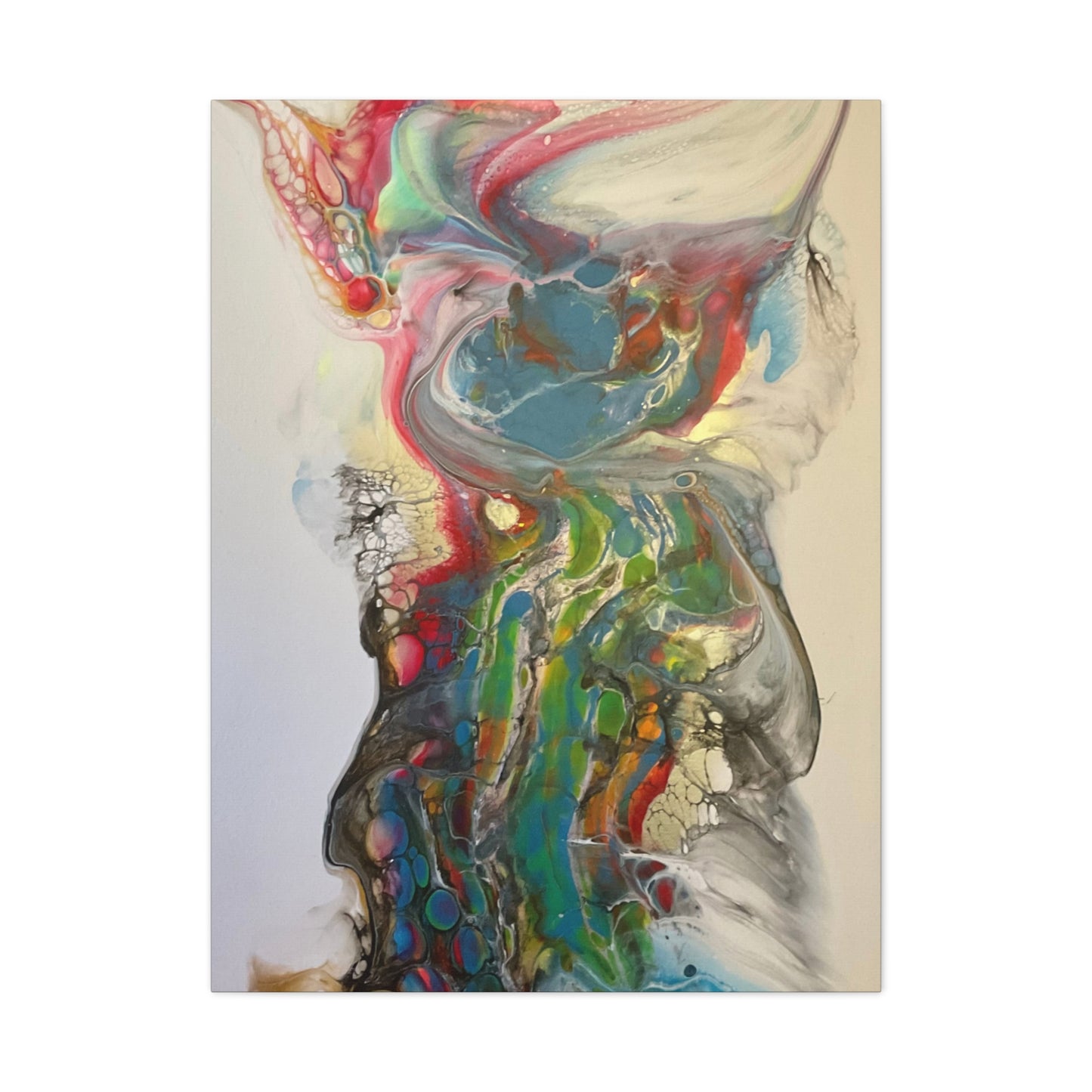 Impression sur toile - Impression fluide « Miss Rhino »