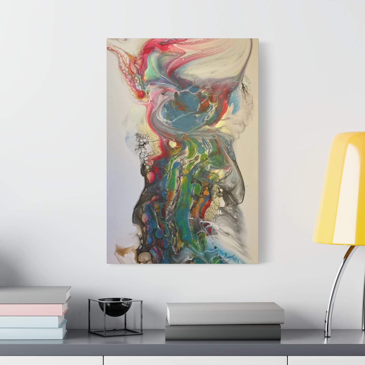 Impression sur toile - Impression fluide « Miss Rhino »