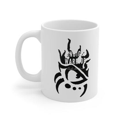 Coffee Mug Indigo Warrior Tribal Eye Design