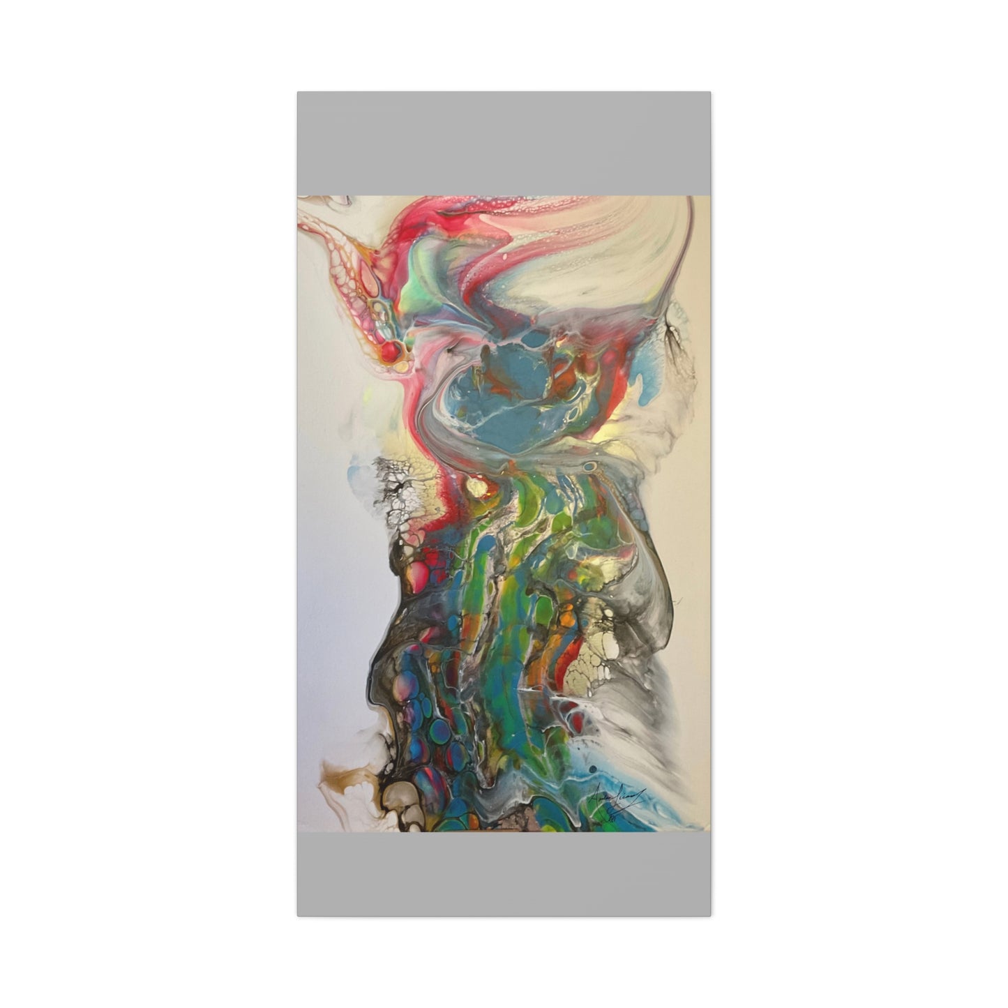 Impression sur toile - Impression fluide « Miss Rhino »