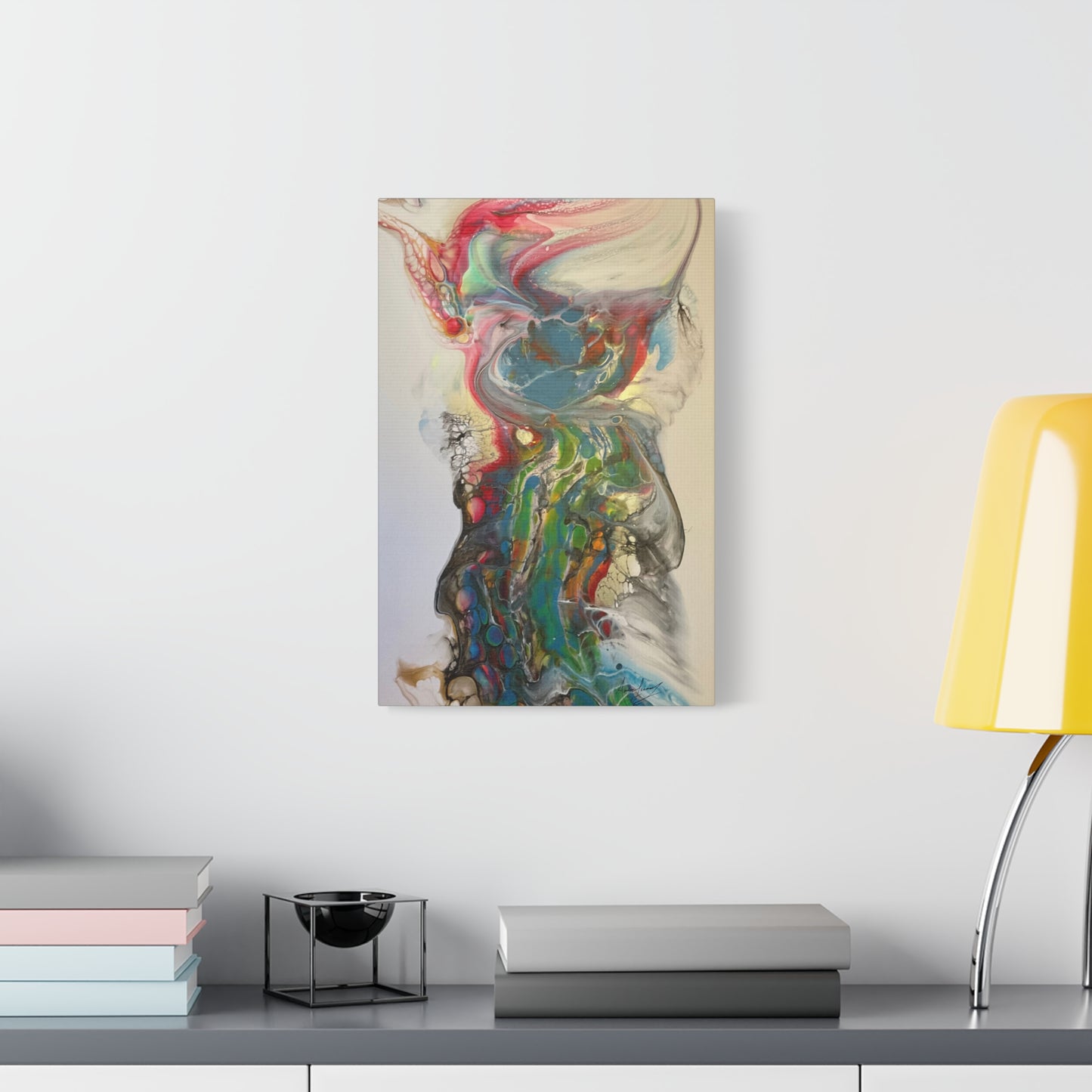 Impression sur toile - Impression fluide « Miss Rhino »