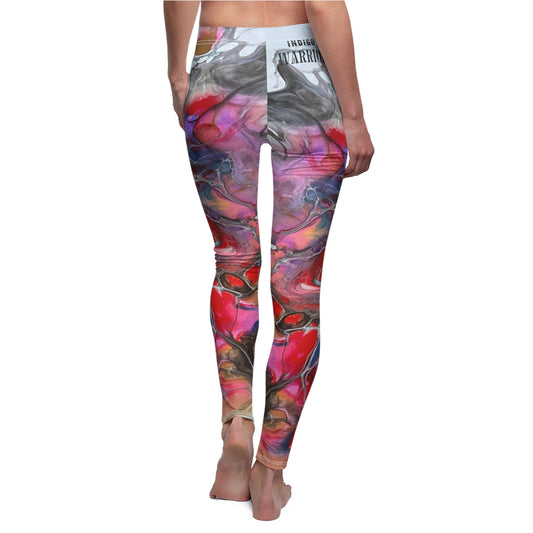 printed leggings for her, art legging, unique leggings for women, art print leggings